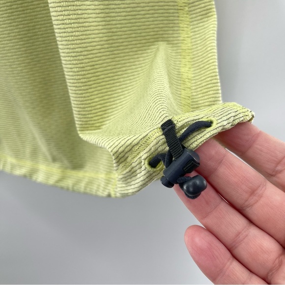 Lululemon Tech Top Yellow Short Puff Sleeve Running Activewear Cinch Waist - Picture 3 of 6